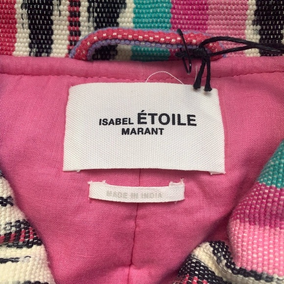 Isabel Marant Etoile Iaustey Tribal Bomber Jacket - Picture 6 of 8